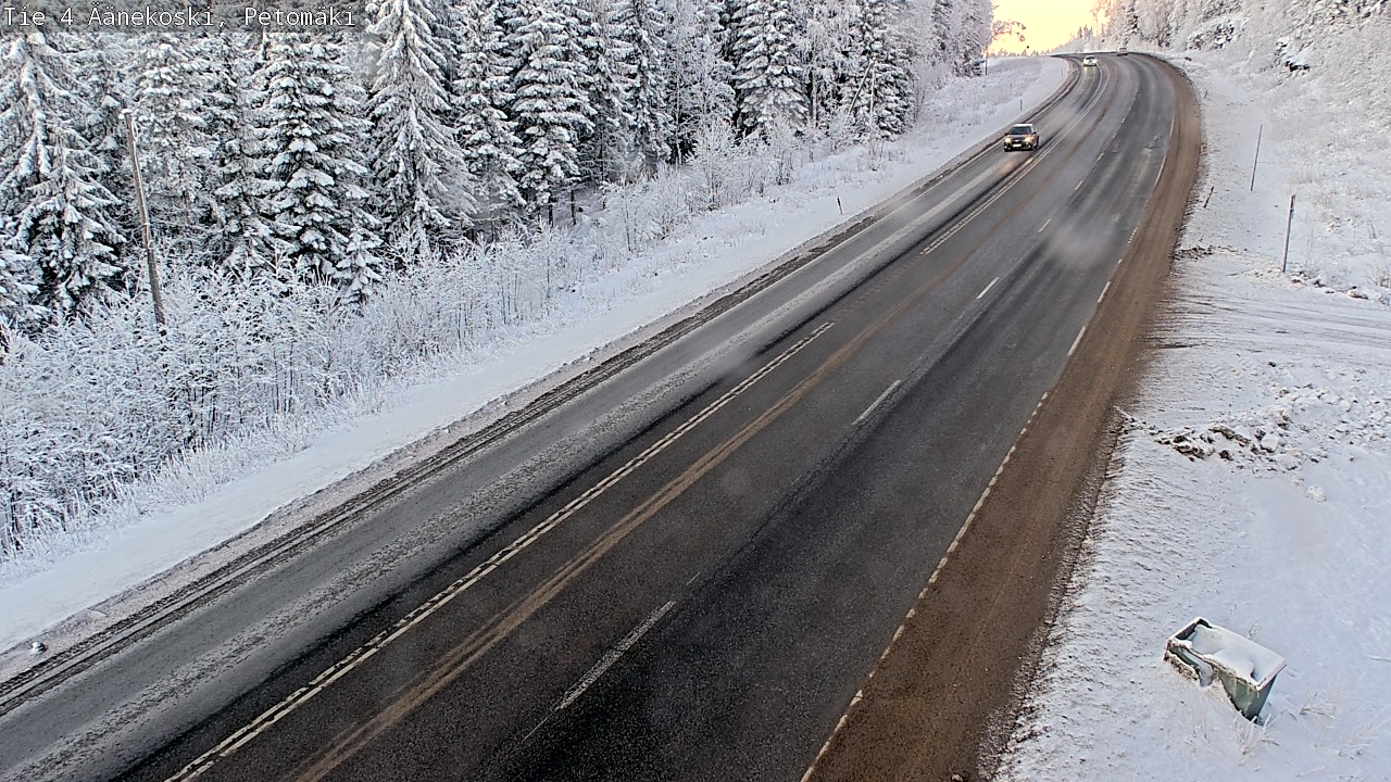 Weather Camera Image Väg 4 Äänekoski. PetomäkiPetomäki, Äänekoski, Keski-Suomi