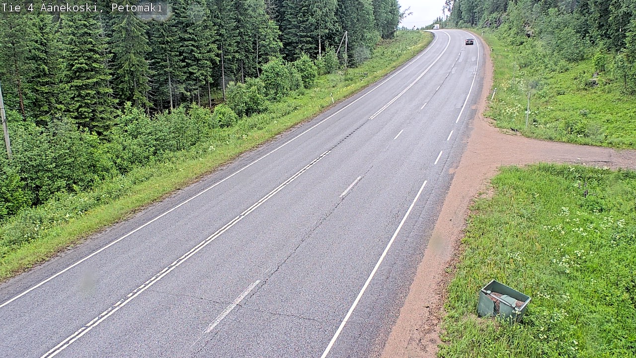 Weather Camera Image Väg 4 Äänekoski. PetomäkiPetomäki, Äänekoski, Keski-Suomi