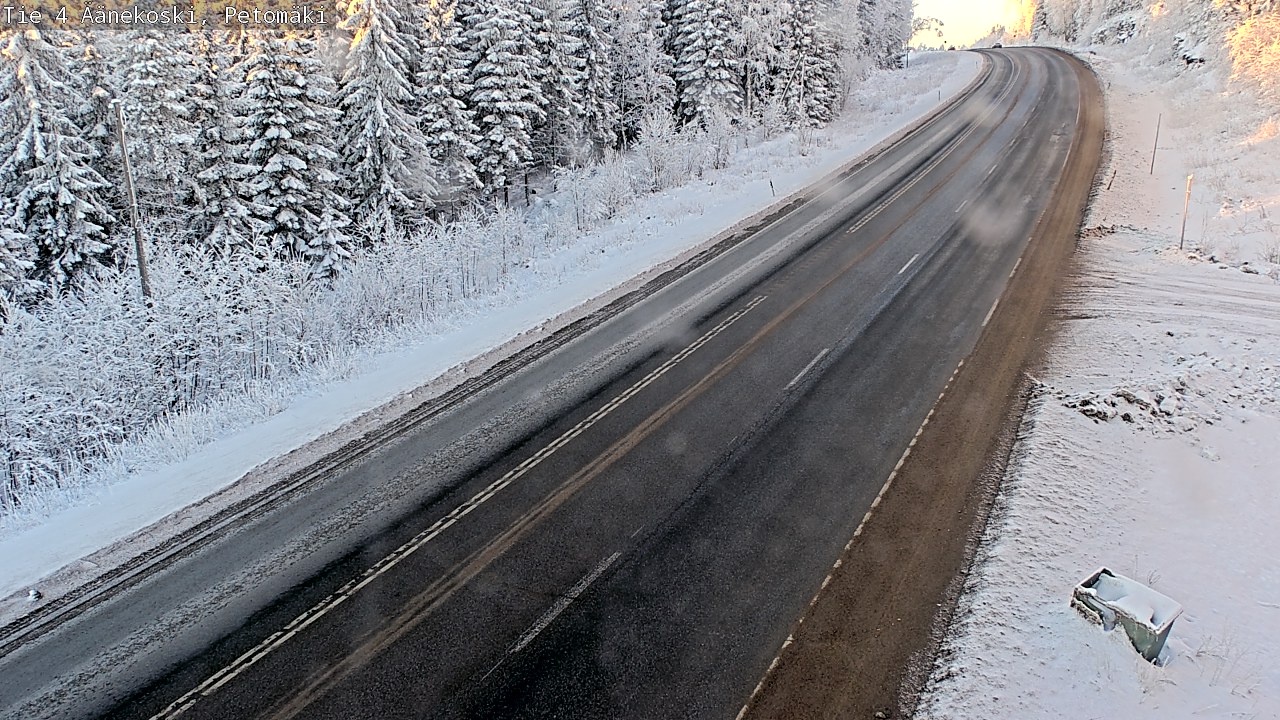 Weather Camera Image Väg 4 Äänekoski. PetomäkiPetomäki, Äänekoski, Keski-Suomi