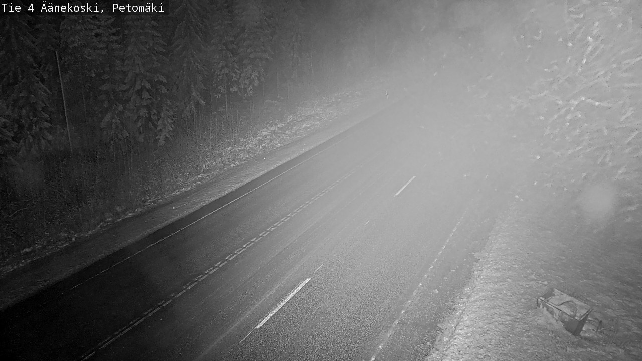 Weather Camera Image Väg 4 Äänekoski. PetomäkiPetomäki, Äänekoski, Keski-Suomi