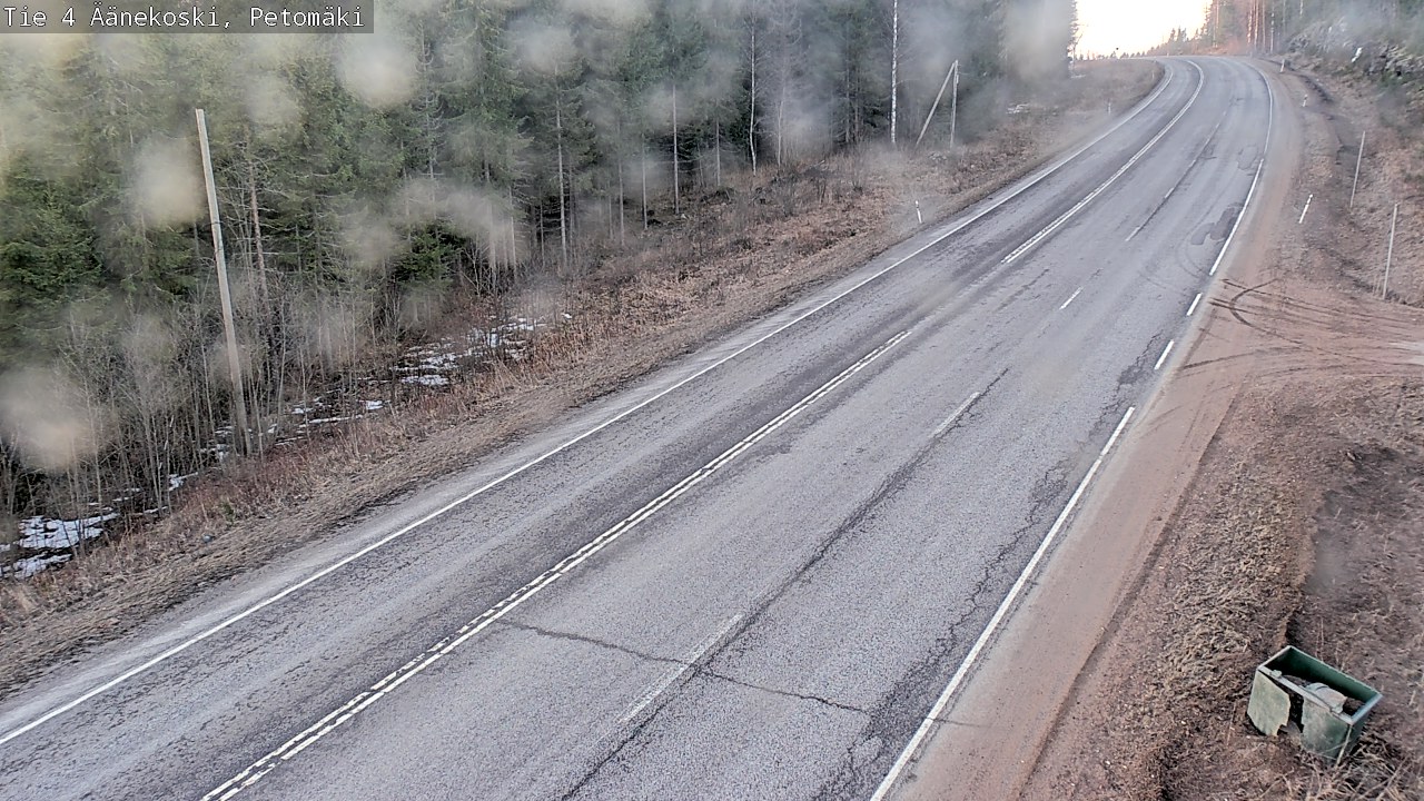Weather Camera Image Road 4 Äänekoski. PetomäkiPetomäki, Äänekoski, Keski-Suomi
