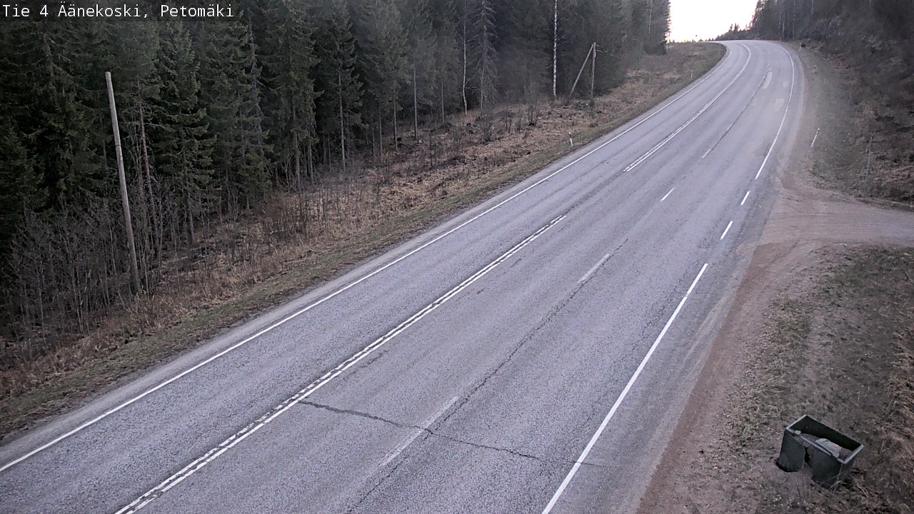 Weather Camera Image Road 4 Äänekoski. PetomäkiPetomäki, Äänekoski, Keski-Suomi