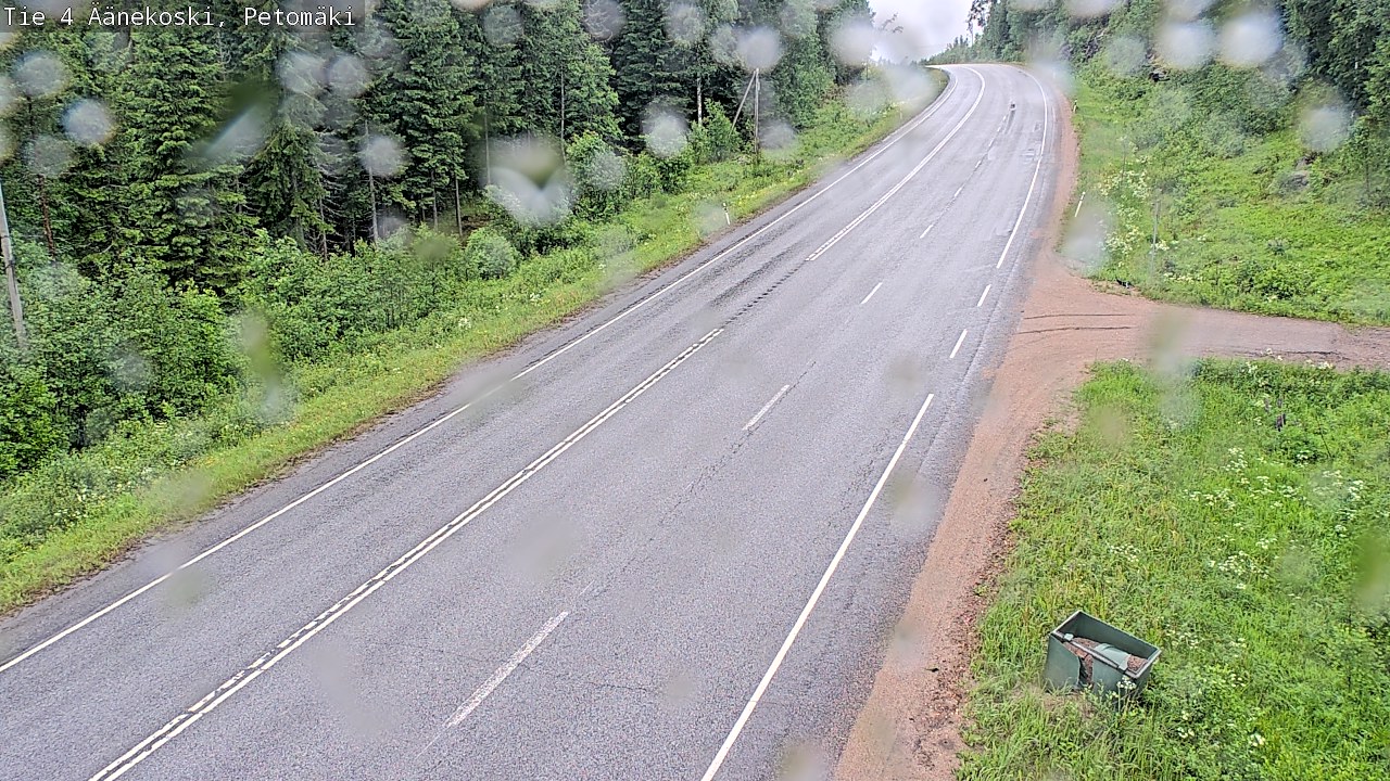 Weather Camera Image Väg 4 Äänekoski. PetomäkiPetomäki, Äänekoski, Keski-Suomi