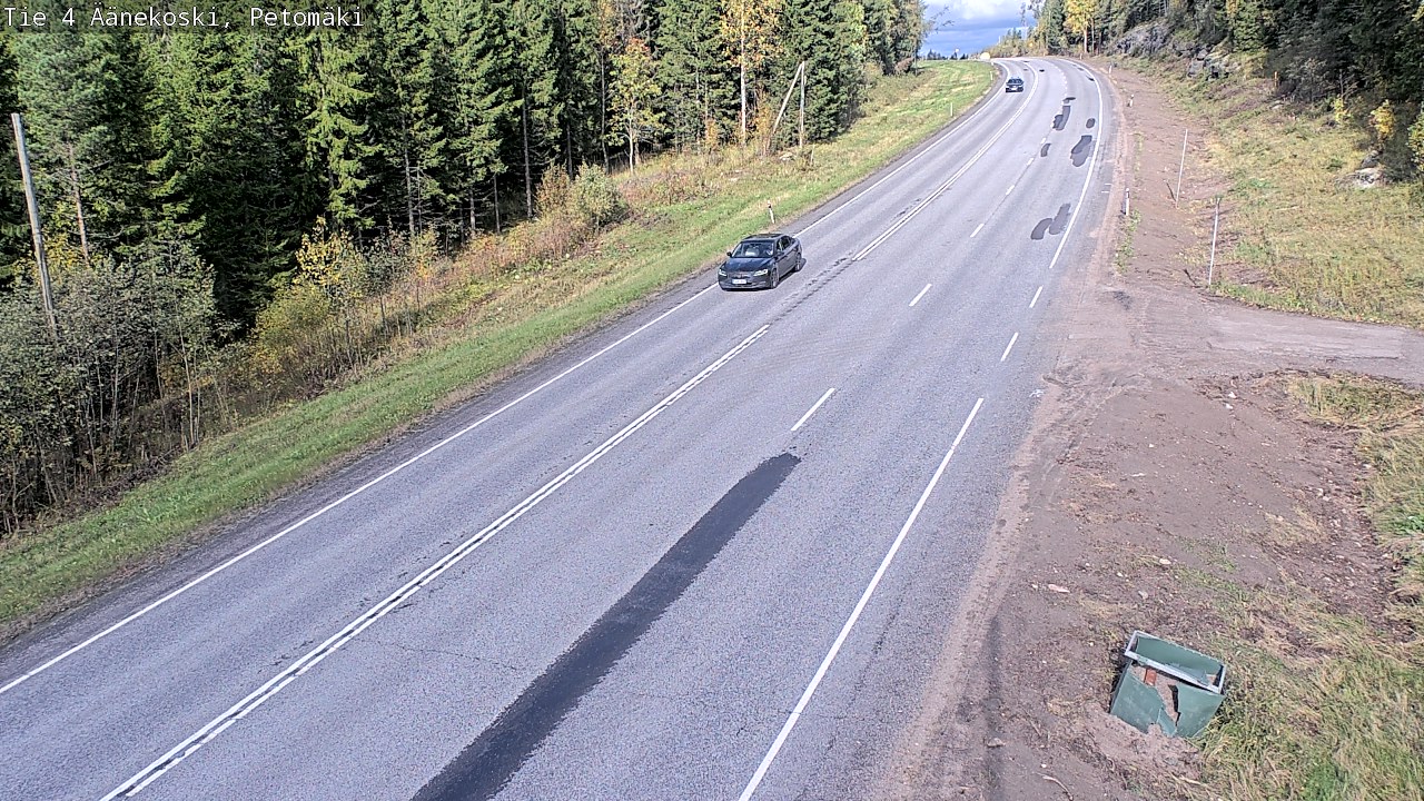 Weather Camera Image Road 4 Äänekoski. PetomäkiPetomäki, Äänekoski, Keski-Suomi