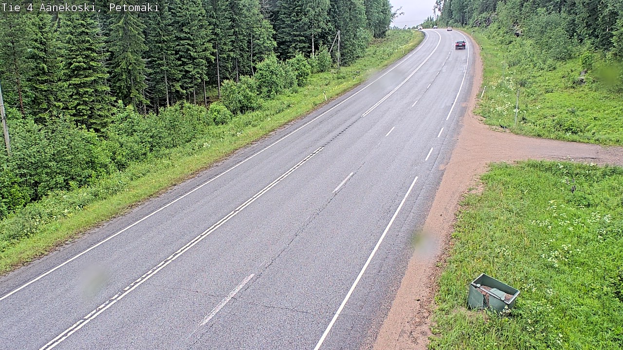 Weather Camera Image Väg 4 Äänekoski. PetomäkiPetomäki, Äänekoski, Keski-Suomi
