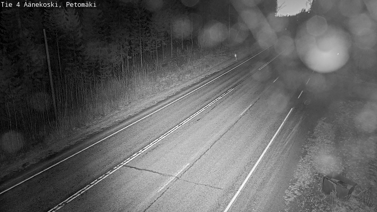 Weather Camera Image Väg 4 Äänekoski. PetomäkiPetomäki, Äänekoski, Keski-Suomi