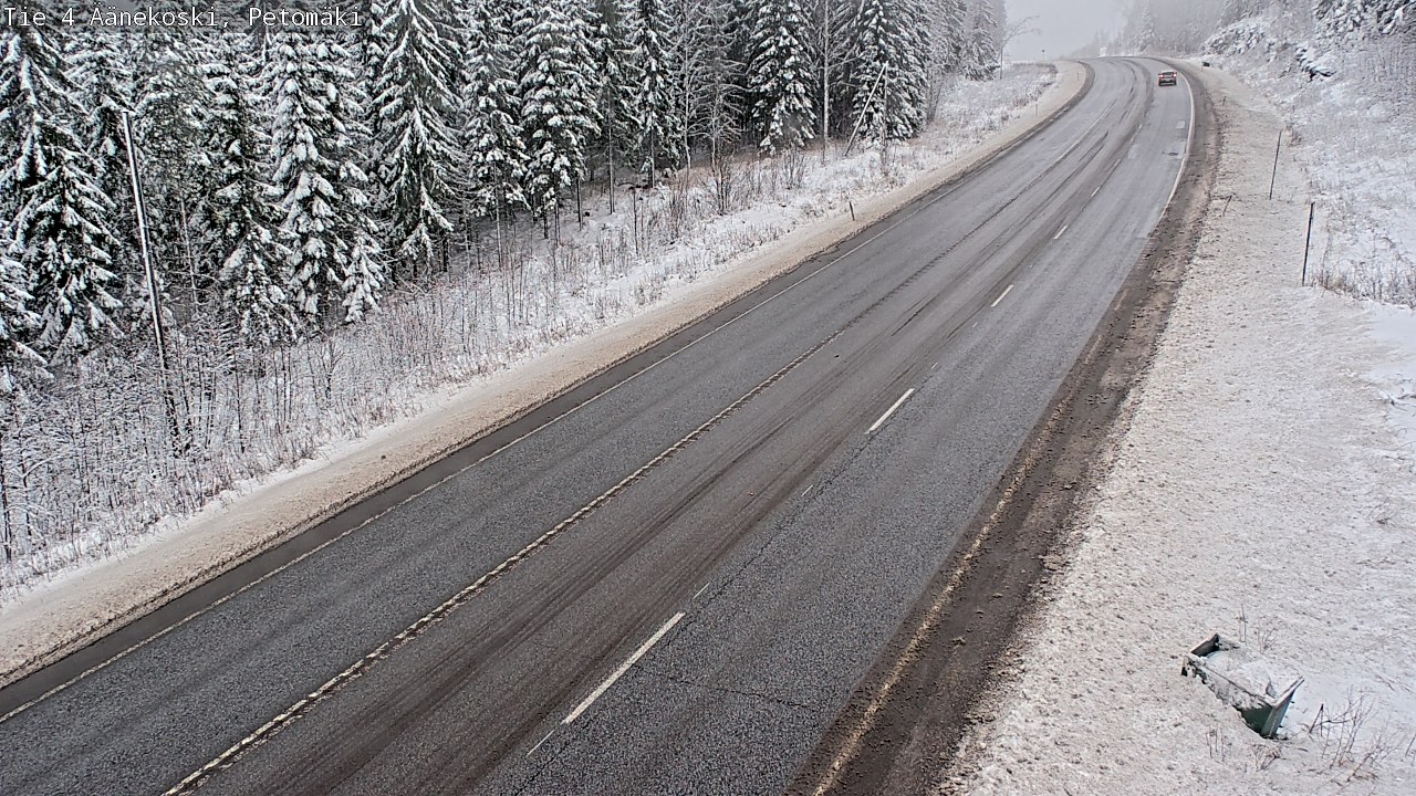 Weather Camera Image Väg 4 Äänekoski. PetomäkiPetomäki, Äänekoski, Keski-Suomi
