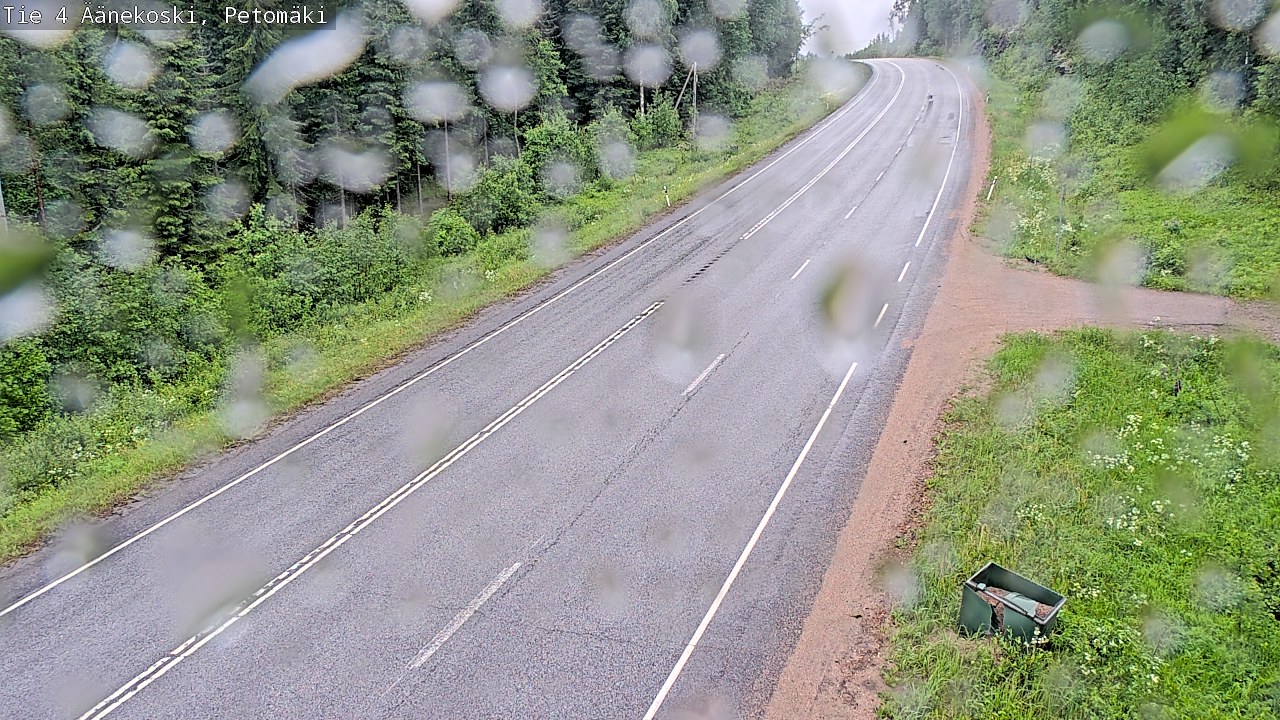 Weather Camera Image Road 4 Äänekoski. PetomäkiPetomäki, Äänekoski, Keski-Suomi