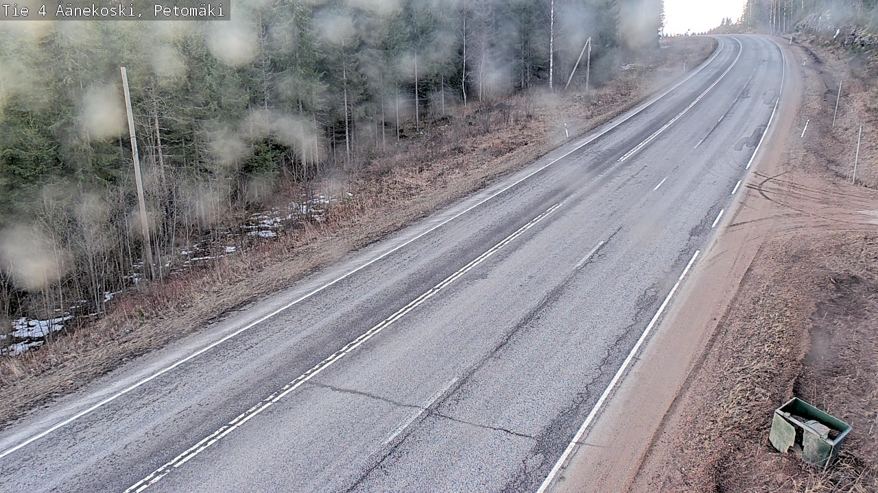 Weather Camera Image Väg 4 Äänekoski. PetomäkiPetomäki, Äänekoski, Keski-Suomi