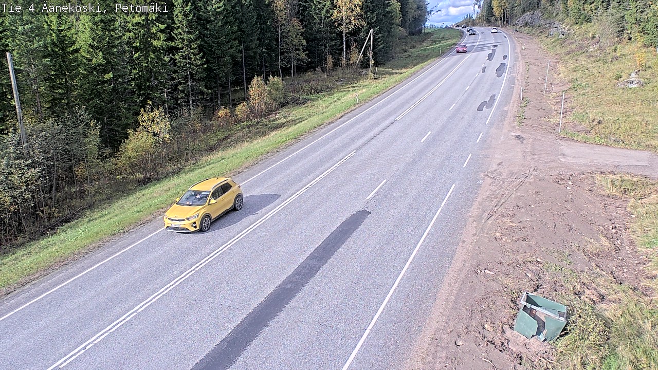 Weather Camera Image Road 4 Äänekoski. PetomäkiPetomäki, Äänekoski, Keski-Suomi