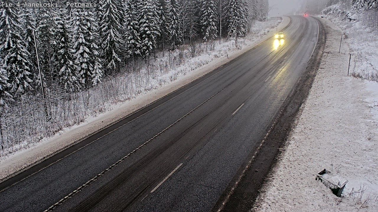 Weather Camera Image Väg 4 Äänekoski. PetomäkiPetomäki, Äänekoski, Keski-Suomi