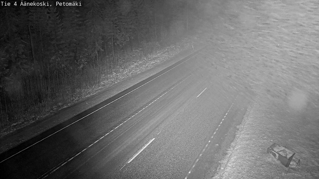 Weather Camera Image Väg 4 Äänekoski. PetomäkiPetomäki, Äänekoski, Keski-Suomi