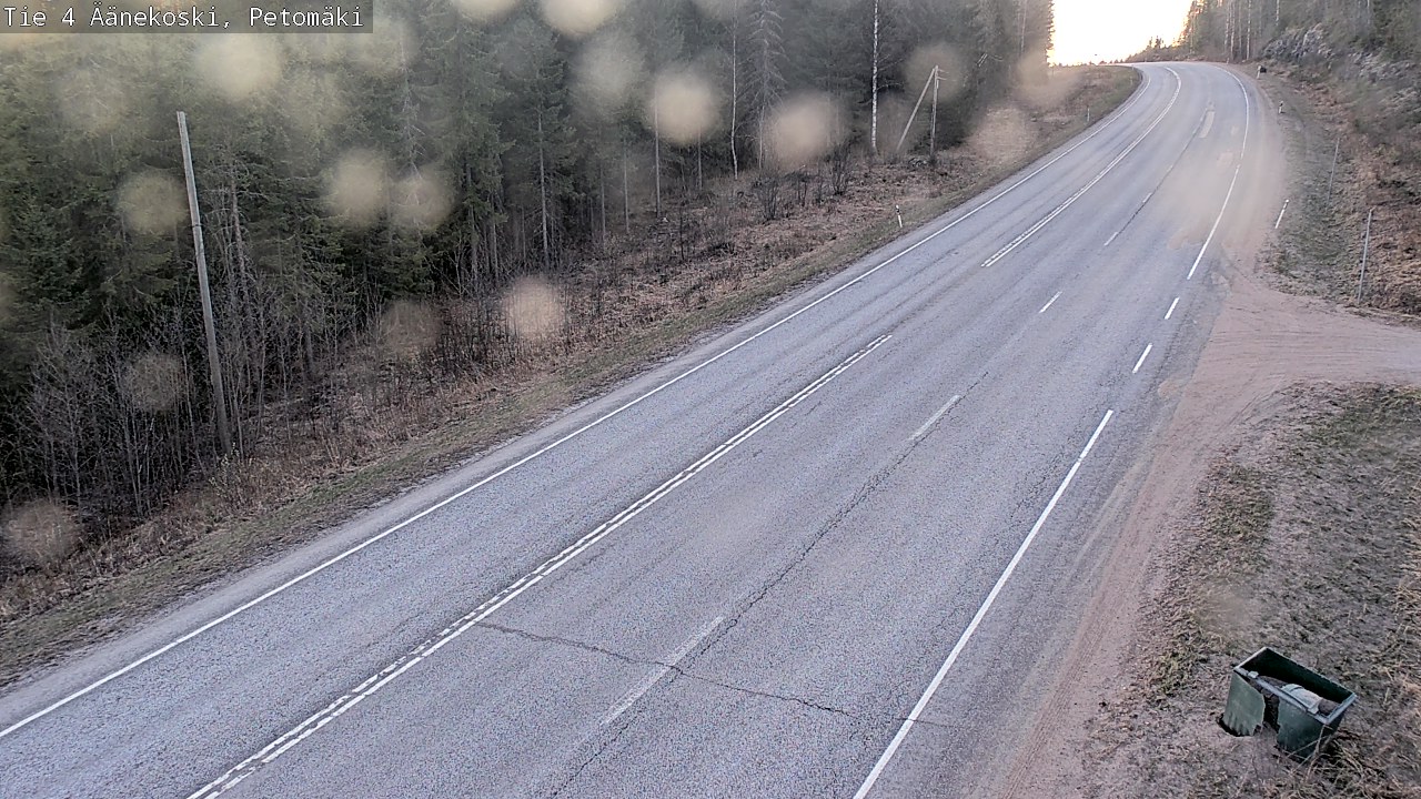 Weather Camera Image Väg 4 Äänekoski. PetomäkiPetomäki, Äänekoski, Keski-Suomi