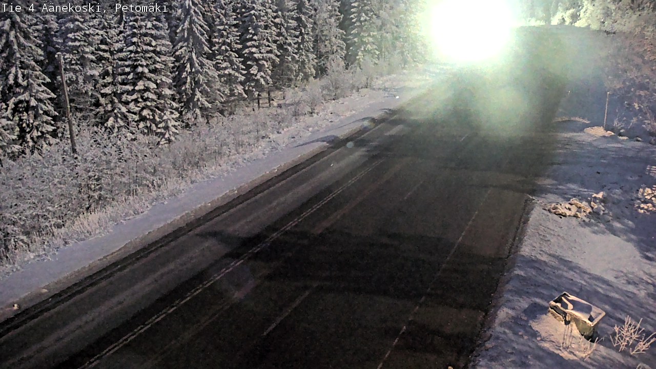 Weather Camera Image Väg 4 Äänekoski. PetomäkiPetomäki, Äänekoski, Keski-Suomi