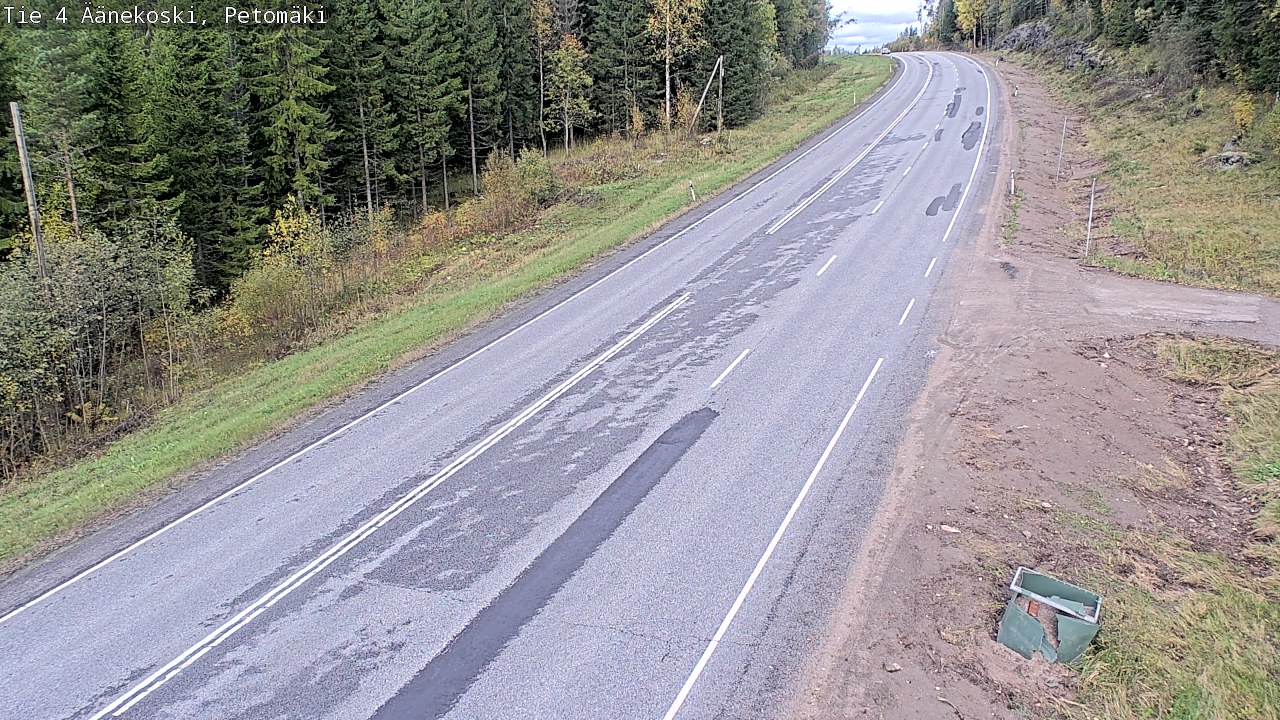 Weather Camera Image Road 4 Äänekoski. PetomäkiPetomäki, Äänekoski, Keski-Suomi