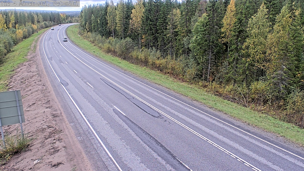 Weather Camera Image Road 4 Äänekoski. PetomäkiPetomäki, Äänekoski, Keski-Suomi