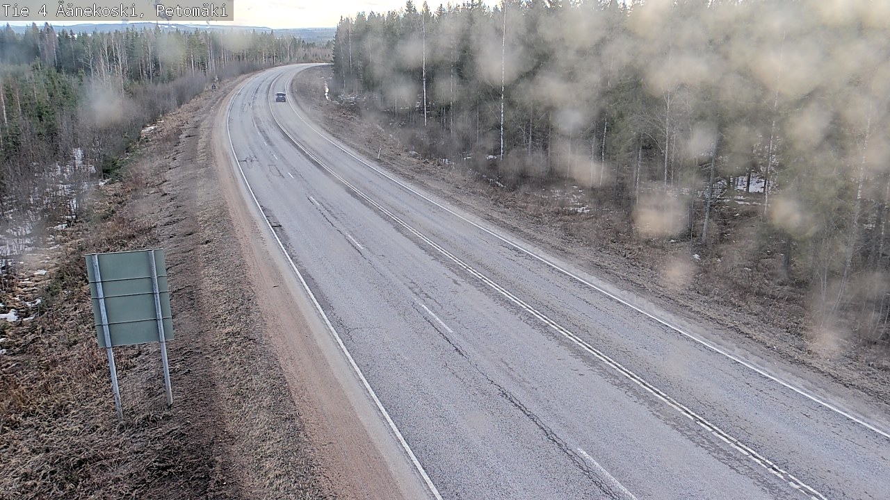 Weather Camera Image Road 4 Äänekoski. PetomäkiPetomäki, Äänekoski, Keski-Suomi