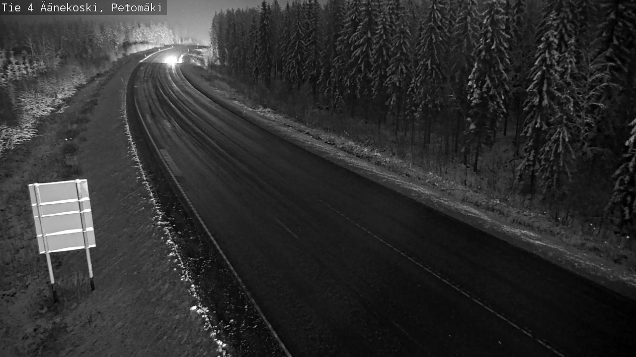 Weather Camera Image Road 4 Äänekoski. PetomäkiPetomäki, Äänekoski, Keski-Suomi