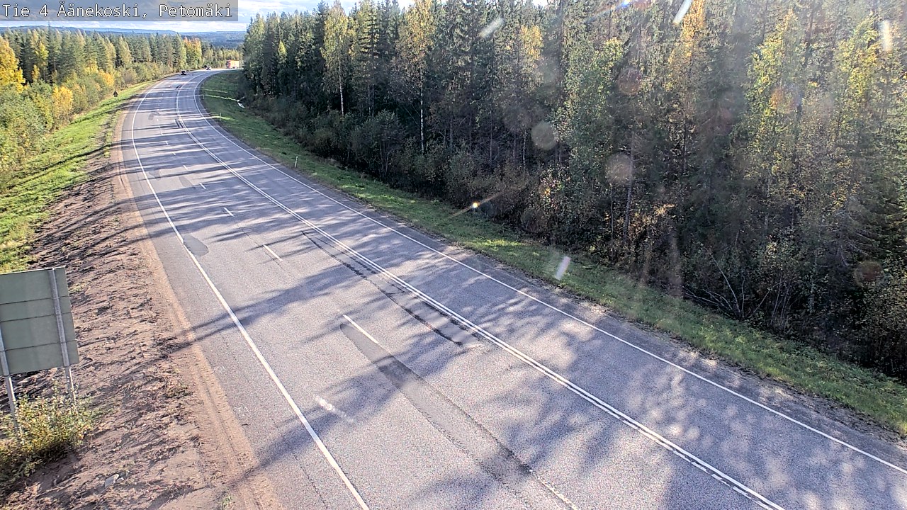 Weather Camera Image Road 4 Äänekoski. PetomäkiPetomäki, Äänekoski, Keski-Suomi
