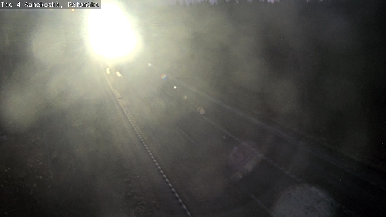 Weather Camera Image Väg 4 Äänekoski. PetomäkiPetomäki, Äänekoski, Keski-Suomi