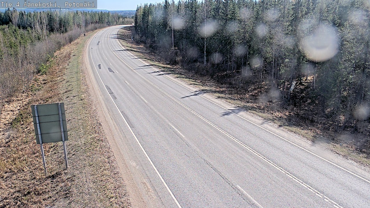 Weather Camera Image Väg 4 Äänekoski. PetomäkiPetomäki, Äänekoski, Keski-Suomi