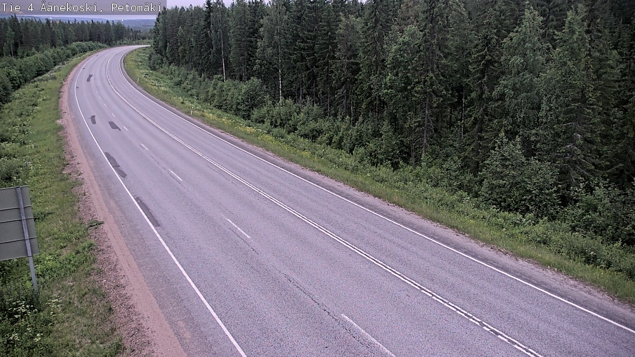 Kelikamerat Kuva Tie 4 Äänekoski. Petomäki, Äänekoski, Keski-Suomi