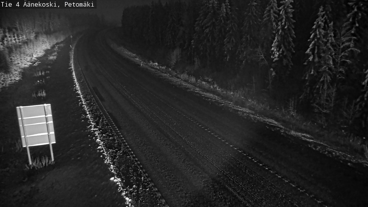 Weather Camera Image Road 4 Äänekoski. PetomäkiPetomäki, Äänekoski, Keski-Suomi