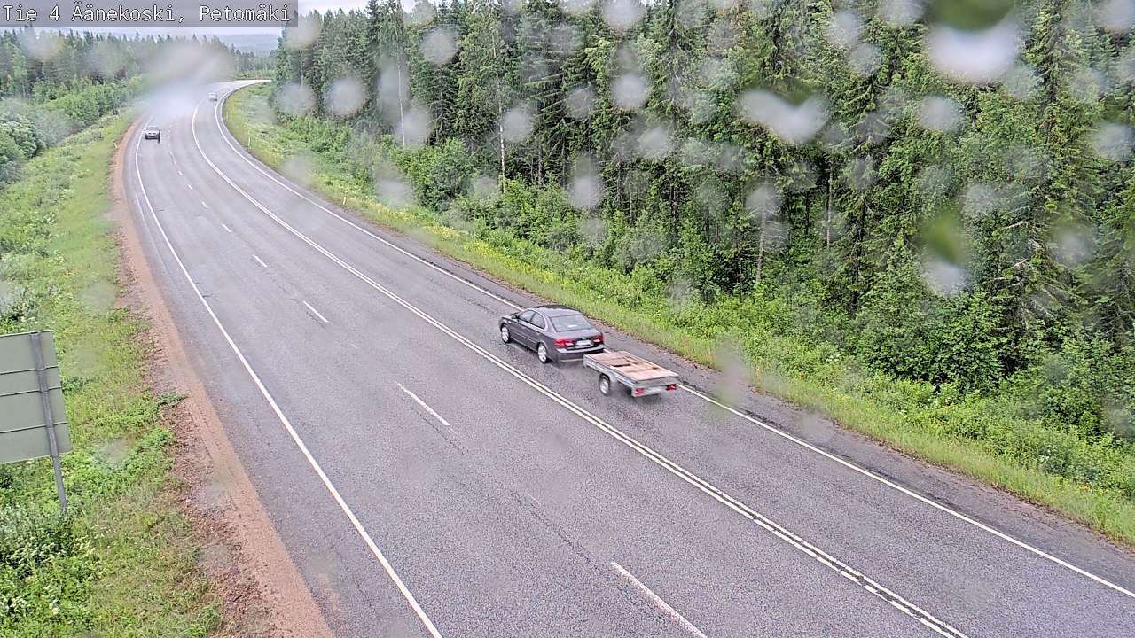 Weather Camera Image Väg 4 Äänekoski. PetomäkiPetomäki, Äänekoski, Keski-Suomi