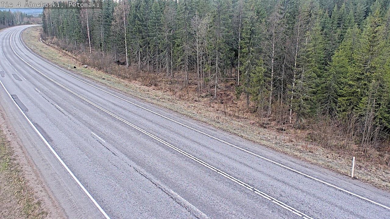 Weather Camera Image Road 4 Äänekoski. PetomäkiPetomäki, Äänekoski, Keski-Suomi
