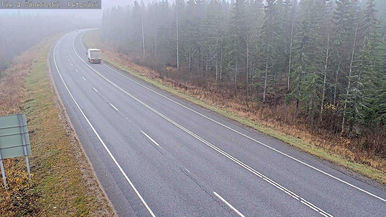Kelikamerat Kuva Tie 4 Äänekoski. Petomäki, Äänekoski, Keski-Suomi