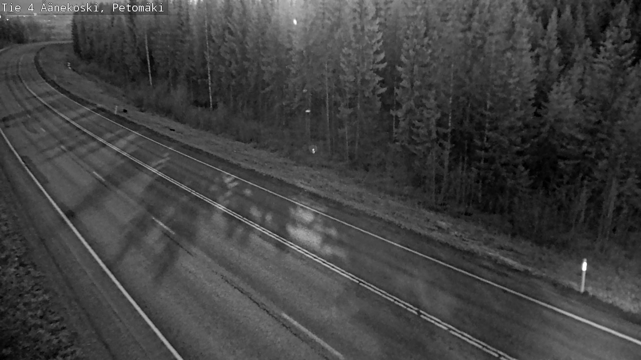 Weather Camera Image Väg 4 Äänekoski. PetomäkiPetomäki, Äänekoski, Keski-Suomi