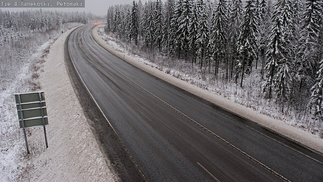 Weather Camera Image Road 4 Äänekoski. PetomäkiPetomäki, Äänekoski, Keski-Suomi