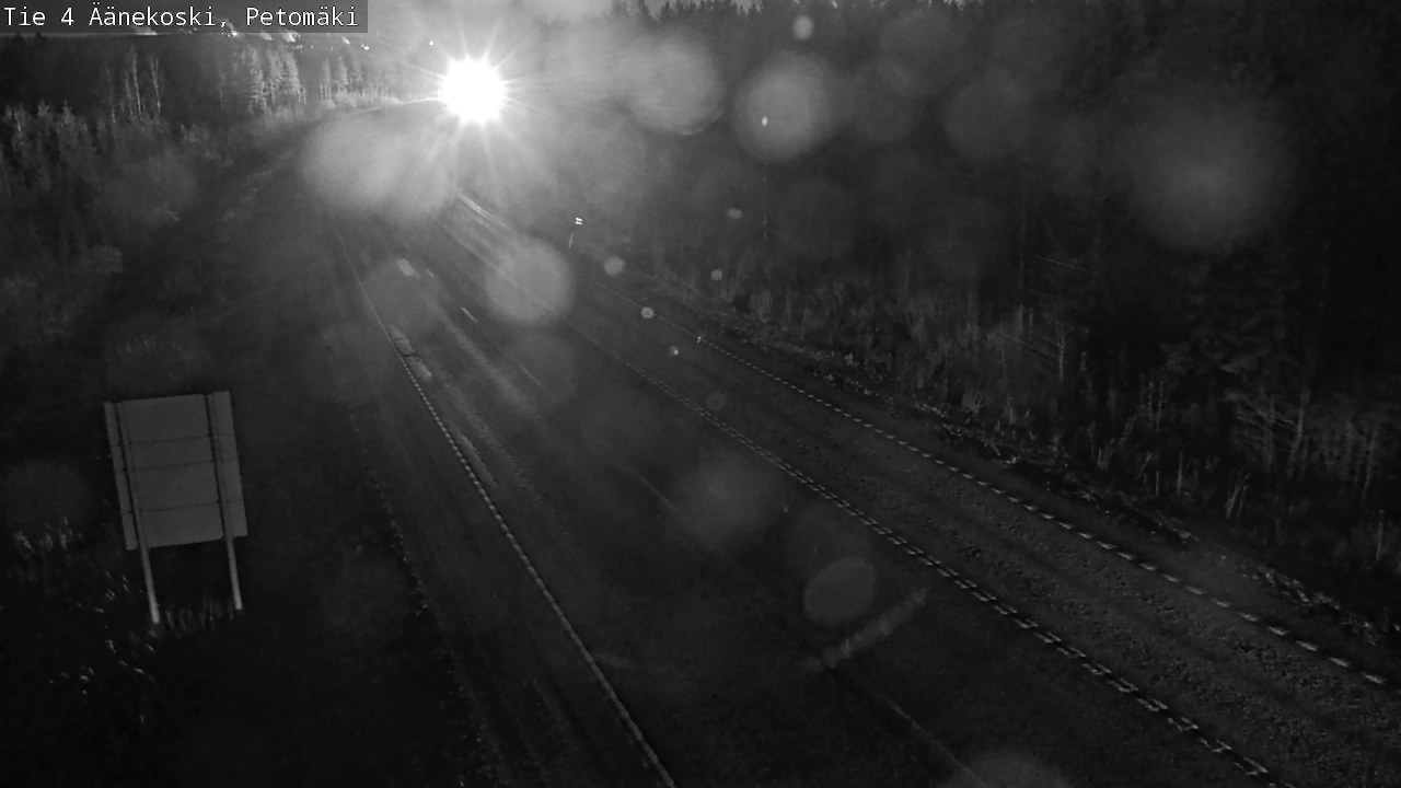 Weather Camera Image Väg 4 Äänekoski. PetomäkiPetomäki, Äänekoski, Keski-Suomi