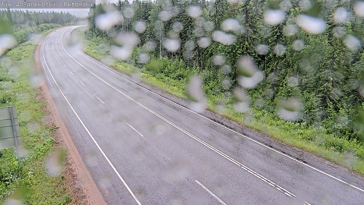 Weather Camera Image Road 4 Äänekoski. PetomäkiPetomäki, Äänekoski, Keski-Suomi