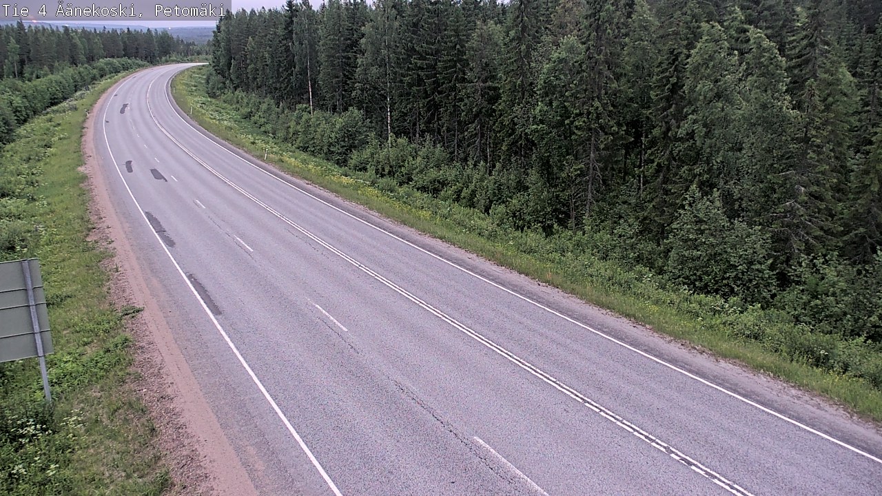 Kelikamerat Kuva Tie 4 Äänekoski. Petomäki, Äänekoski, Keski-Suomi