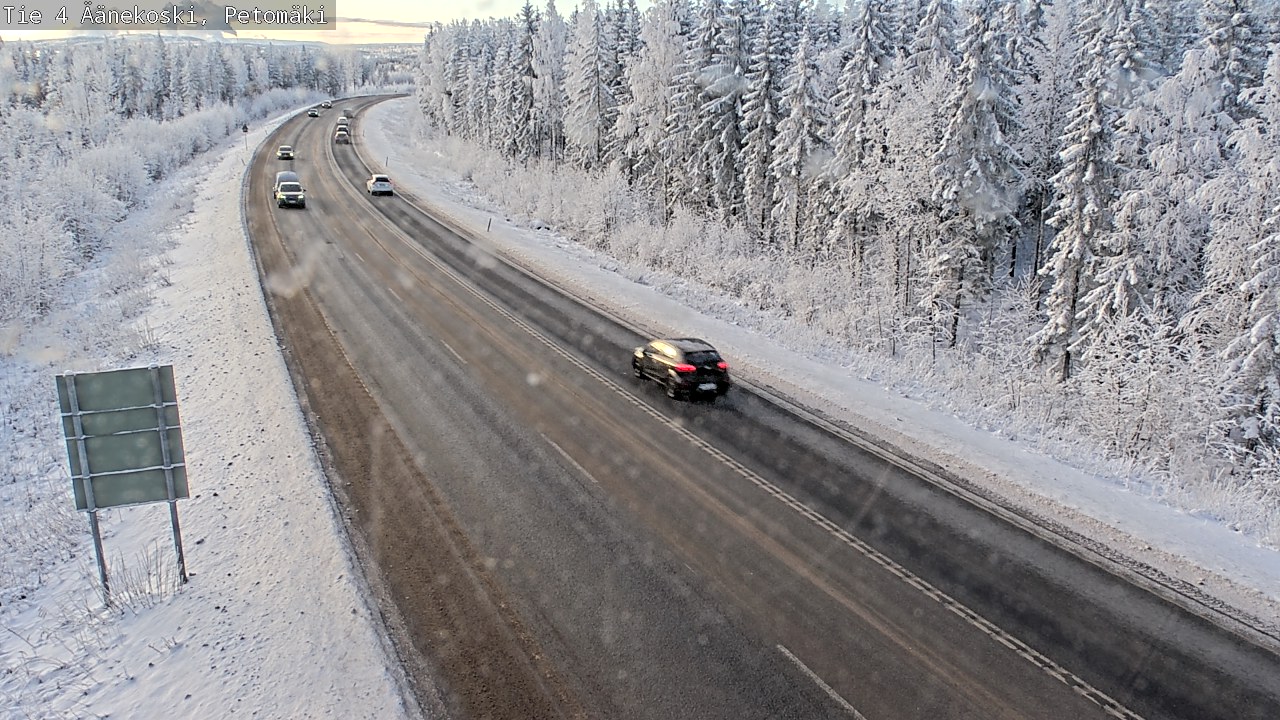 Weather Camera Image Road 4 Äänekoski. PetomäkiPetomäki, Äänekoski, Keski-Suomi