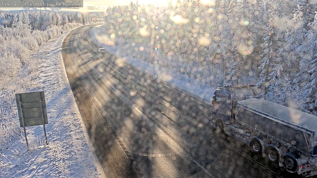 Weather Camera Image Road 4 Äänekoski. PetomäkiPetomäki, Äänekoski, Keski-Suomi