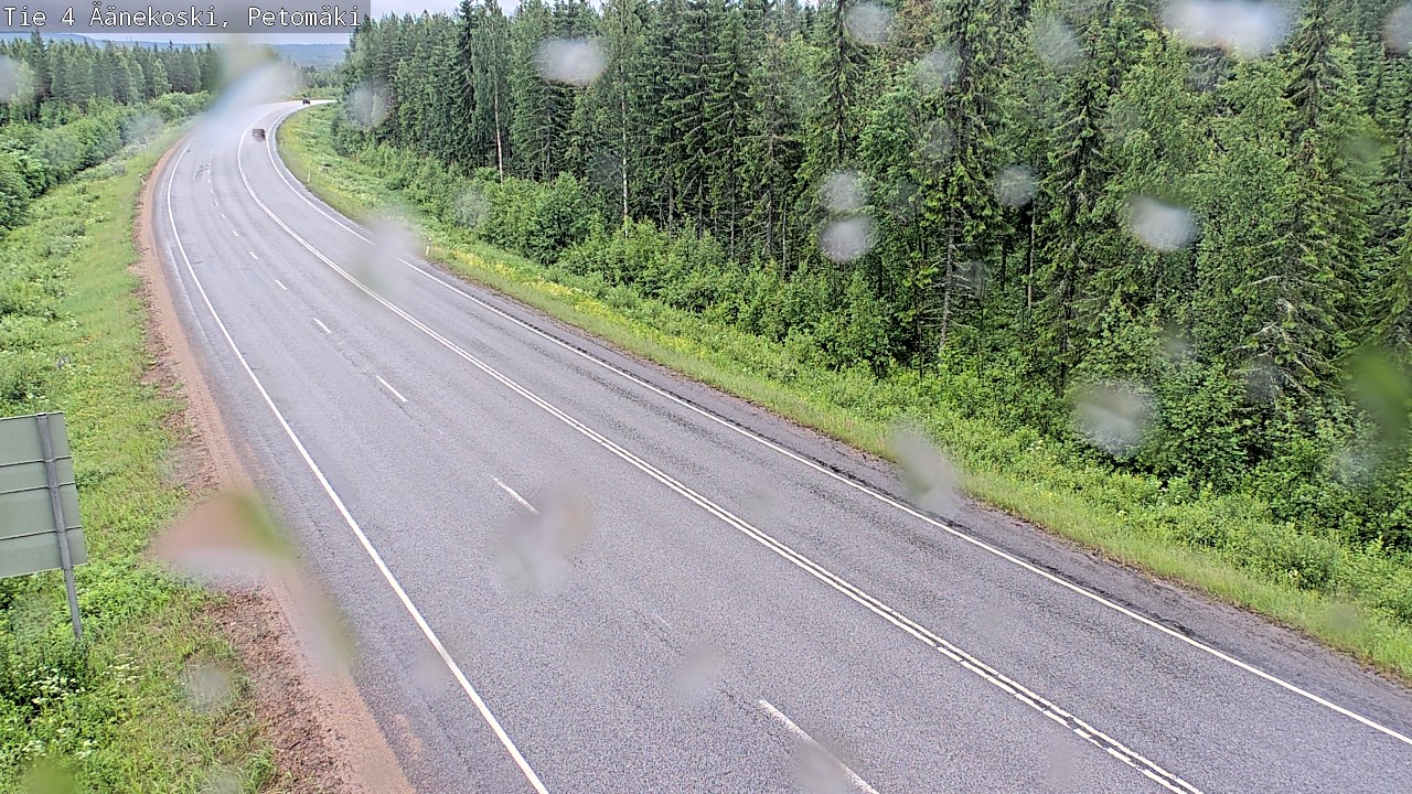 Weather Camera Image Väg 4 Äänekoski. PetomäkiPetomäki, Äänekoski, Keski-Suomi