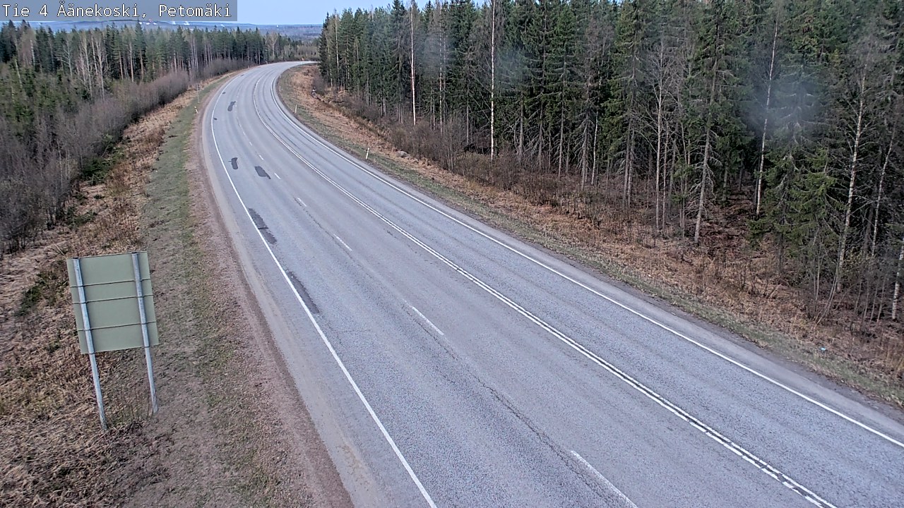Weather Camera Image Road 4 Äänekoski. PetomäkiPetomäki, Äänekoski, Keski-Suomi