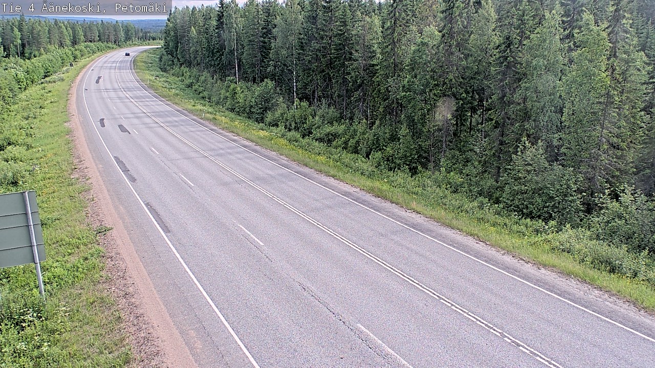 Kelikamerat Kuva Tie 4 Äänekoski. Petomäki, Äänekoski, Keski-Suomi