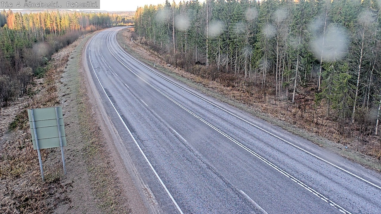 Weather Camera Image Väg 4 Äänekoski. PetomäkiPetomäki, Äänekoski, Keski-Suomi