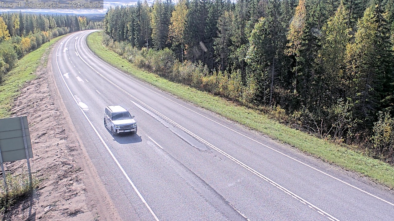 Weather Camera Image Road 4 Äänekoski. PetomäkiPetomäki, Äänekoski, Keski-Suomi