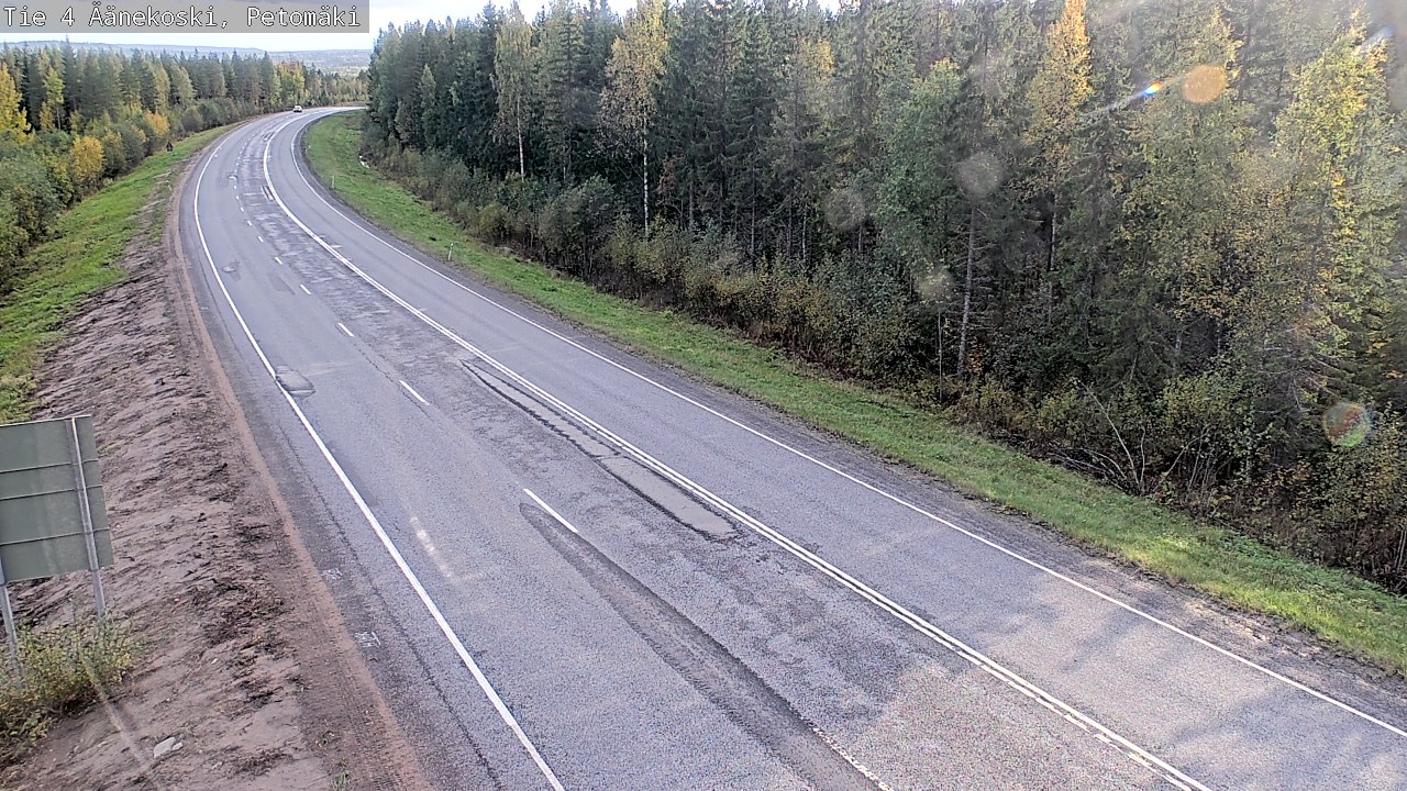 Kelikamerat Kuva Tie 4 Äänekoski. Petomäki, Äänekoski, Keski-Suomi