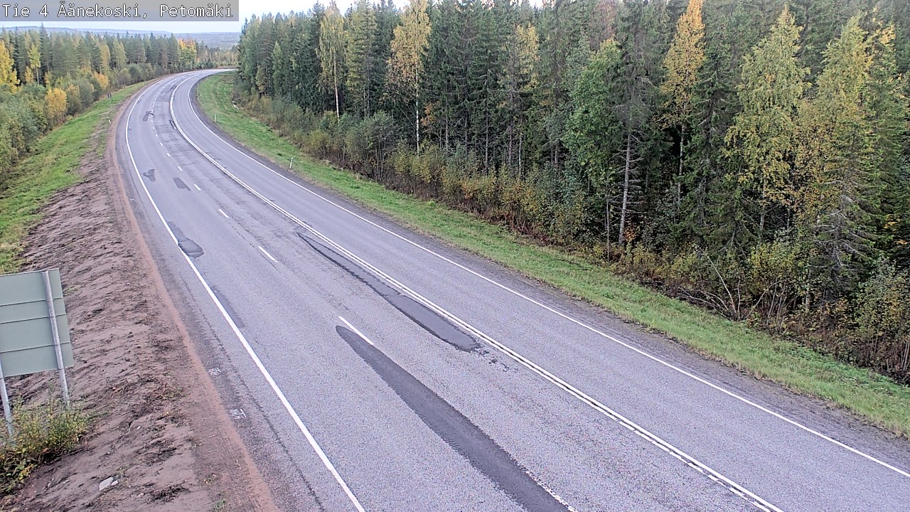 Kelikamerat Kuva Tie 4 Äänekoski. Petomäki, Äänekoski, Keski-Suomi
