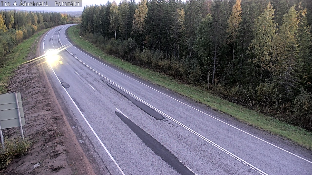 Kelikamerat Kuva Tie 4 Äänekoski. Petomäki, Äänekoski, Keski-Suomi