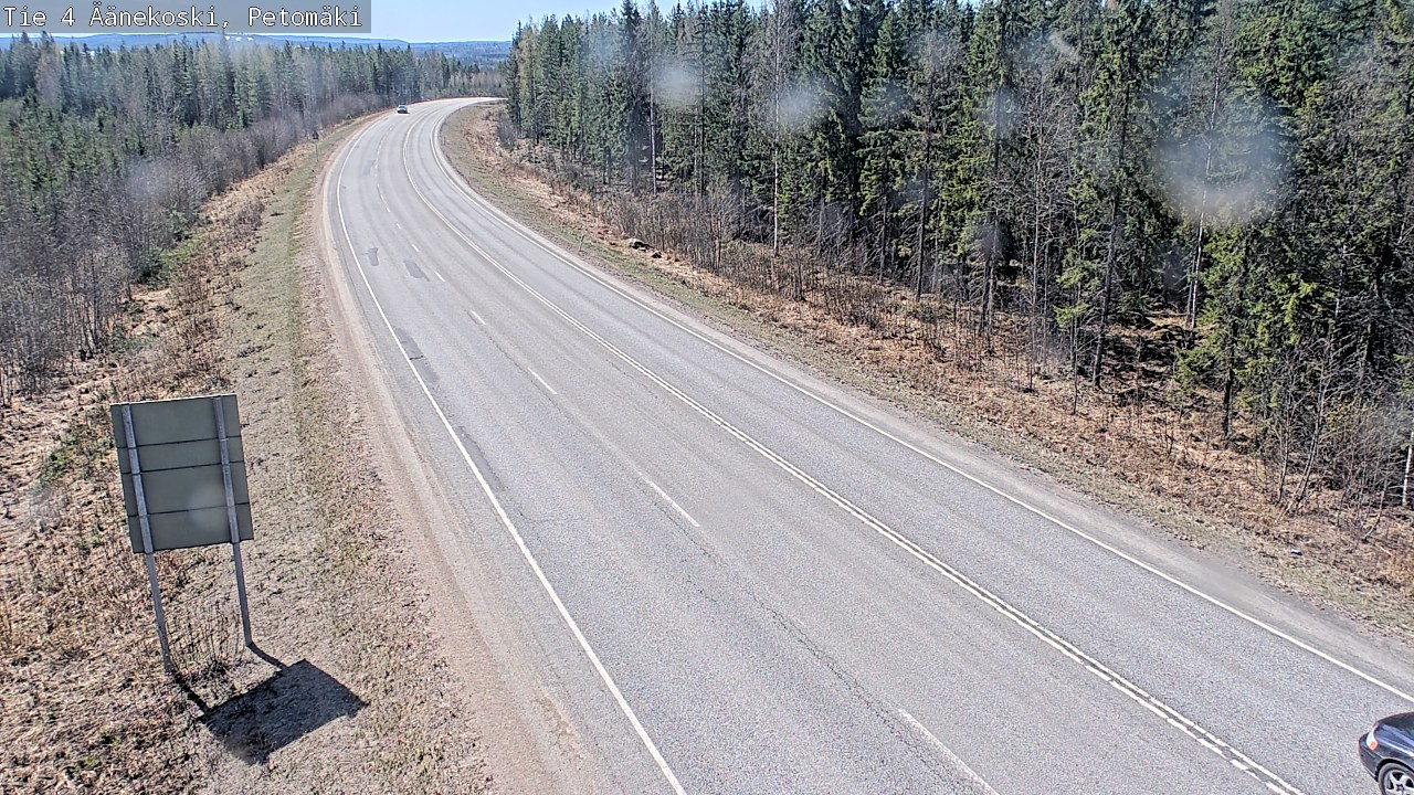 Weather Camera Image Väg 4 Äänekoski. PetomäkiPetomäki, Äänekoski, Keski-Suomi