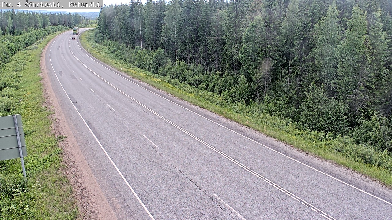 Kelikamerat Kuva Tie 4 Äänekoski. Petomäki, Äänekoski, Keski-Suomi