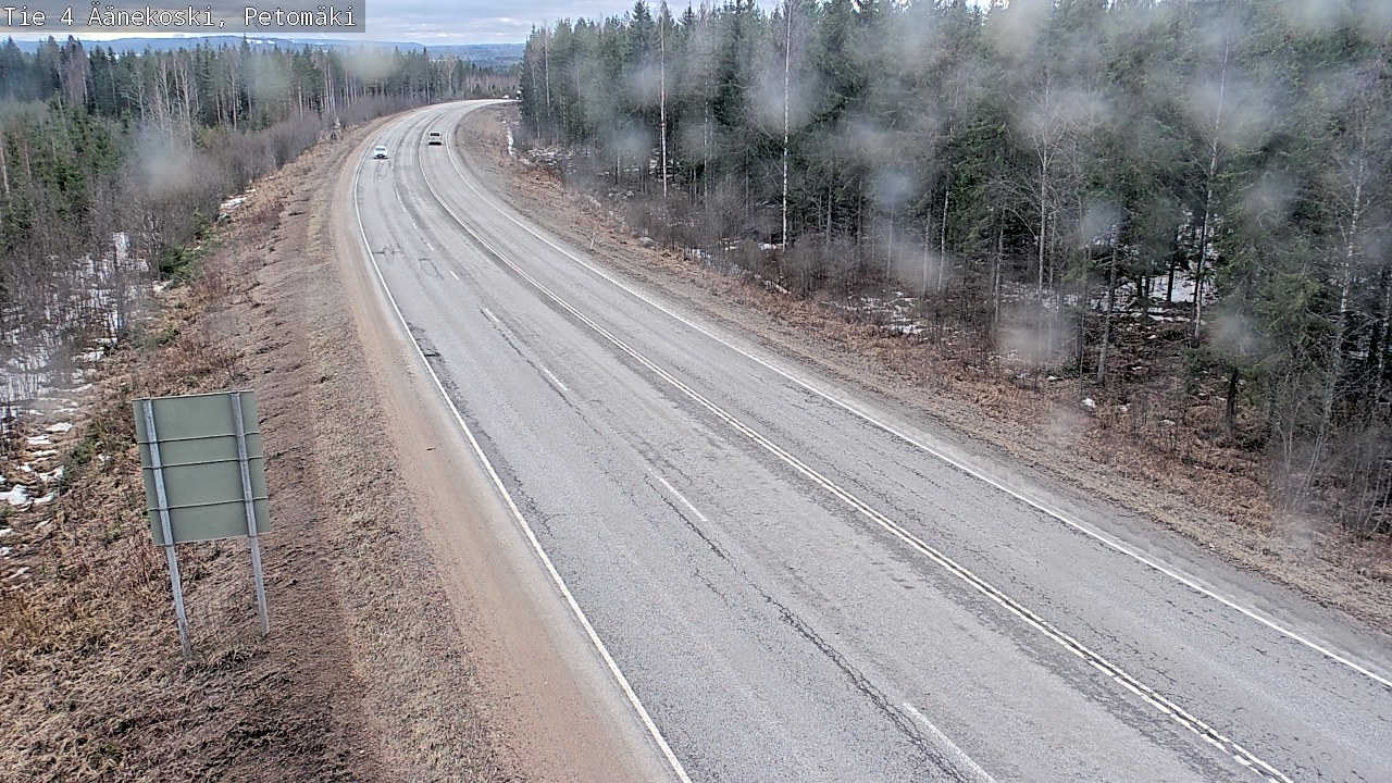 Weather Camera Image Road 4 Äänekoski. PetomäkiPetomäki, Äänekoski, Keski-Suomi