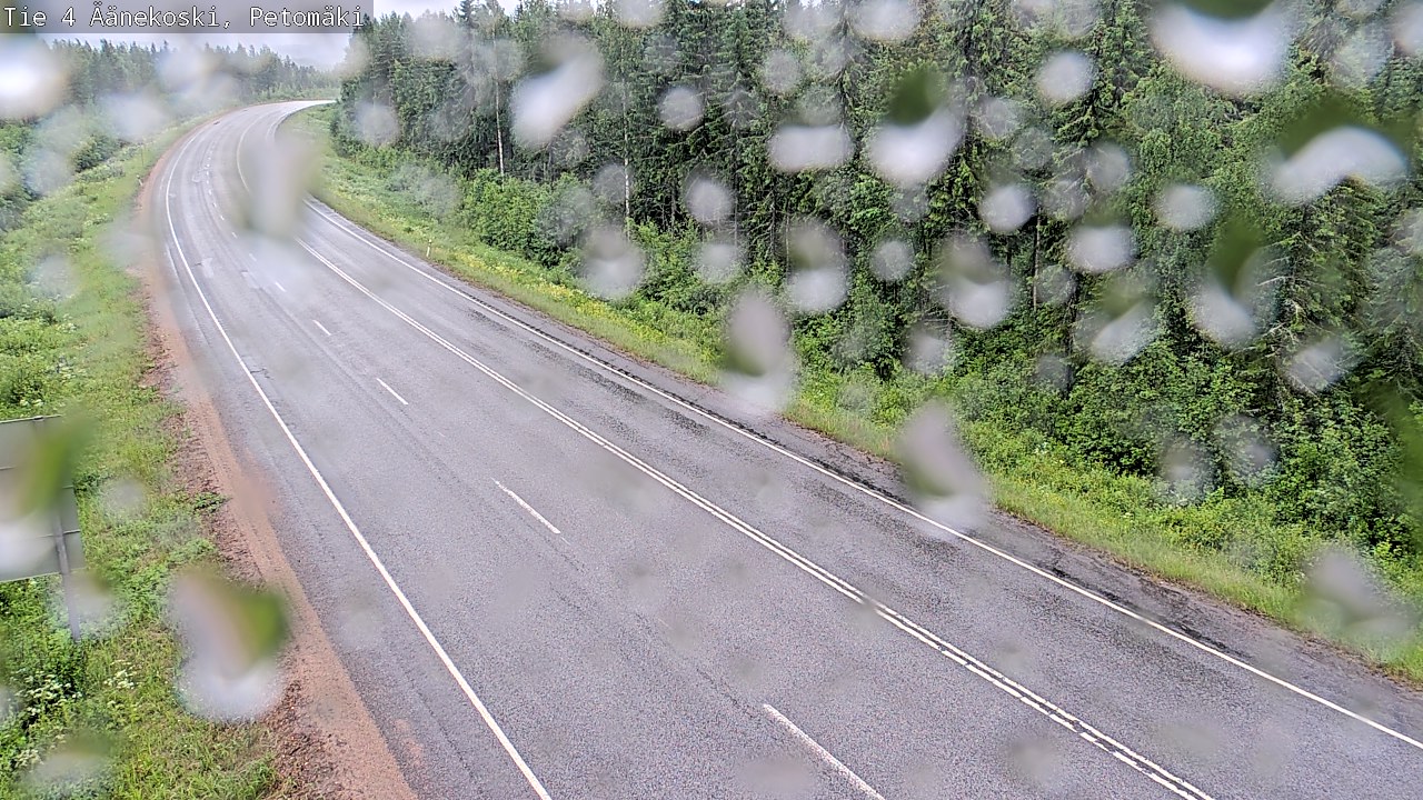 Weather Camera Image Road 4 Äänekoski. PetomäkiPetomäki, Äänekoski, Keski-Suomi