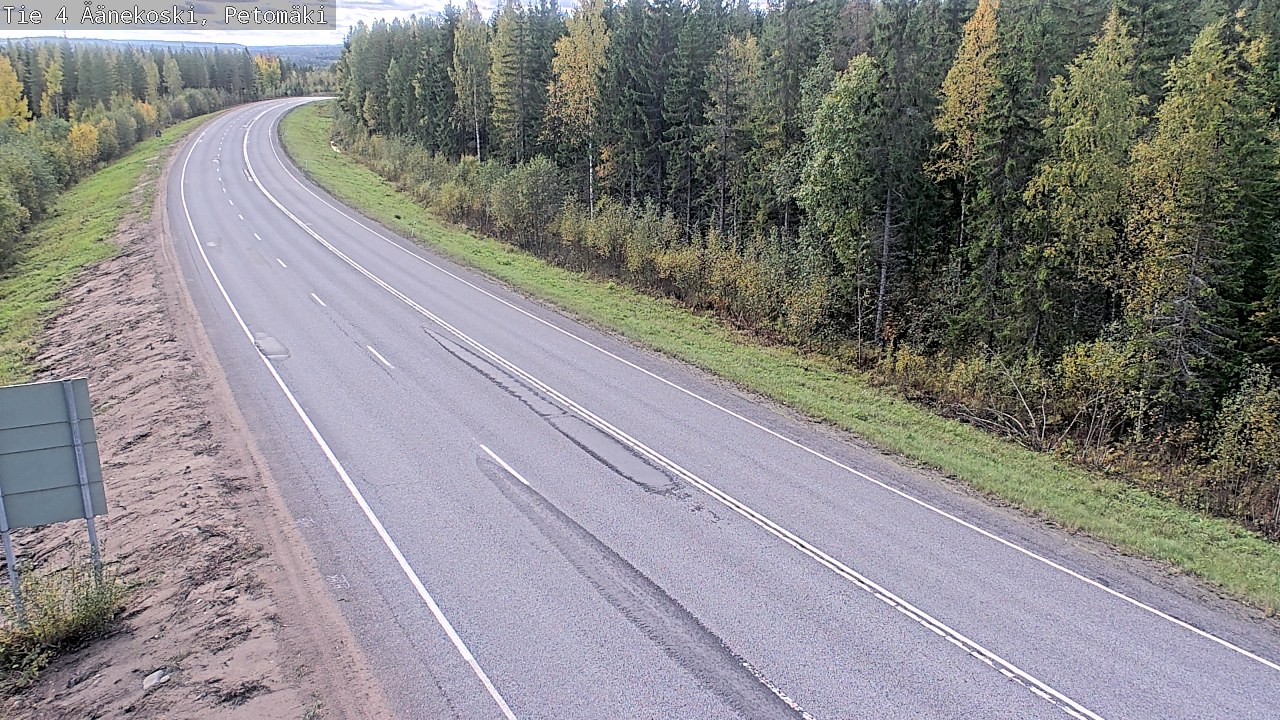 Weather Camera Image Road 4 Äänekoski. PetomäkiPetomäki, Äänekoski, Keski-Suomi